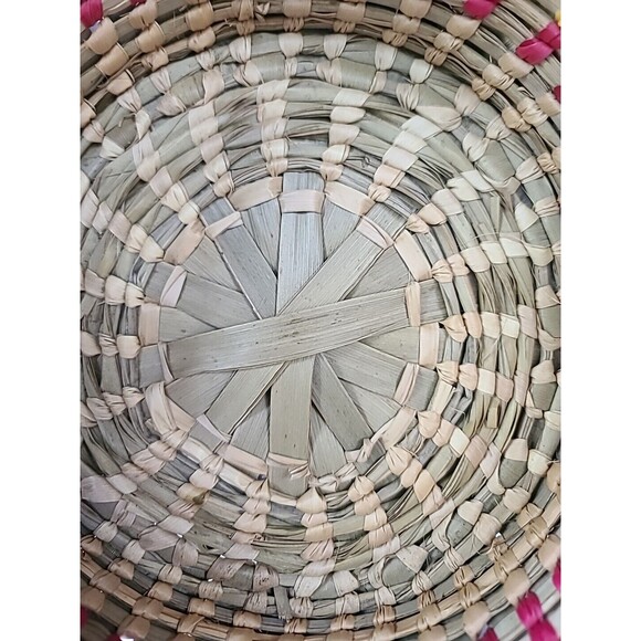 Vintage Striped Woven Basket - Picture 10 of 10